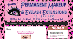 Desktop Screenshot of dianesmakeup.com